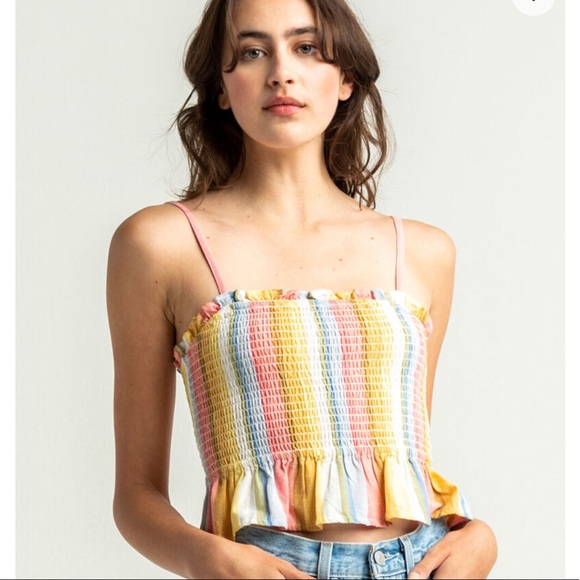 NWT Billabong Keep Your Cool Crop Cami - Picture 2 of 8